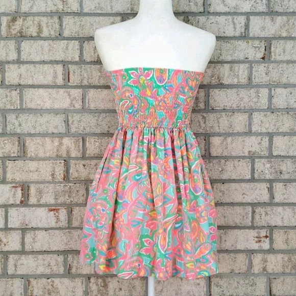 Lilly Pulitzer | Chandie Strapless Dress - Picture 2 of 4